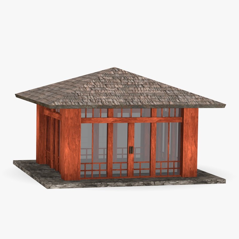  japanese house  3d model 